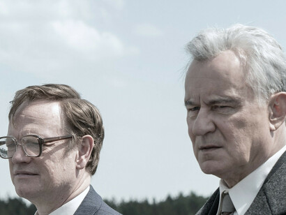Jared Harris y Stellan Skarsgård, dos de los protagonistas de la serie