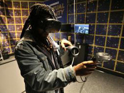 Virtual Reality at the Museum. Courtesy of The Franklin Institute