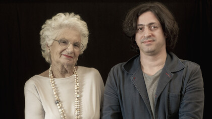Liliana Segre and Yuval Avital. Ph Paul Richard Cecchini