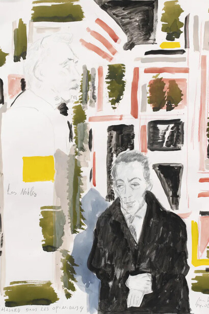 Jan Van Imschoot, Le hasard dans les opinions 4, 2023. Courtesy of Templon Gallery