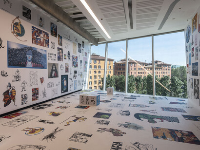 Andrea Pazienza, They don’t always die, exhibition view. Courtesy of Maxxi