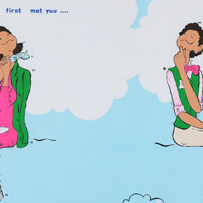 Kim Gyoung Min, When I first met you (detail), 2022, 97x130cm(60F), acrylic on canvas