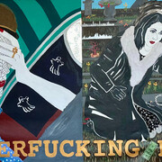 Kathe Burkhart, Motherfucking hell, 2024/2025. Courtesy of Ellen de Bruijne Projects