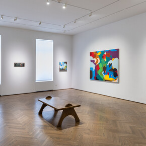 Bob Thompson and Candida Alvarez, Real monsters in bold colors, exhibition view. Courtesy of Gray Gallery