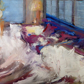 Joan Cobb Marsh, Interior Light 6, 11”x14”, oil on canvas