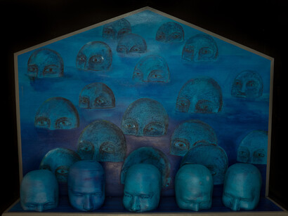 Sin Sin Fine Art, S. Teddy Darmawan, FLOATING, 2010, Polyester, acrylic on canvas, 80 x 100 x 20 cm, Courtesy the artist and Sin Sin Fine Art, Hong Kong