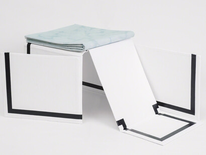 Carmen Argote, Folding Structure (pool), 2016. Courtesy of Shulamit Nazarian