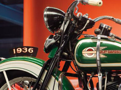 The Motorcycle Gallery: 1903-1940s. Courtesy of Harley-Davidson Museum