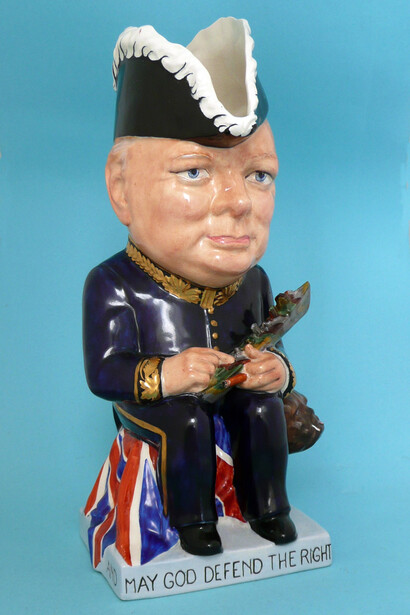 Churchill Toby-jug