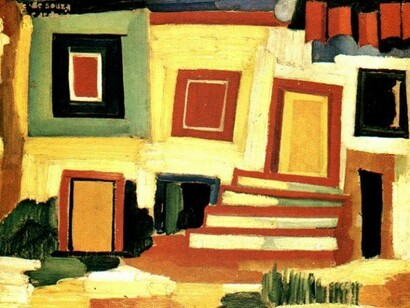 Amadeo de Souza-Cardoso, A casita clara – paysagem, 1916 CAM / Fundação Calouste Gulbenkian
