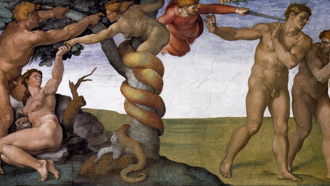 Michelangelo Buonarroti, Peccato originale e Cacciata dal Paradiso Terrestre, Cappella Sistina 