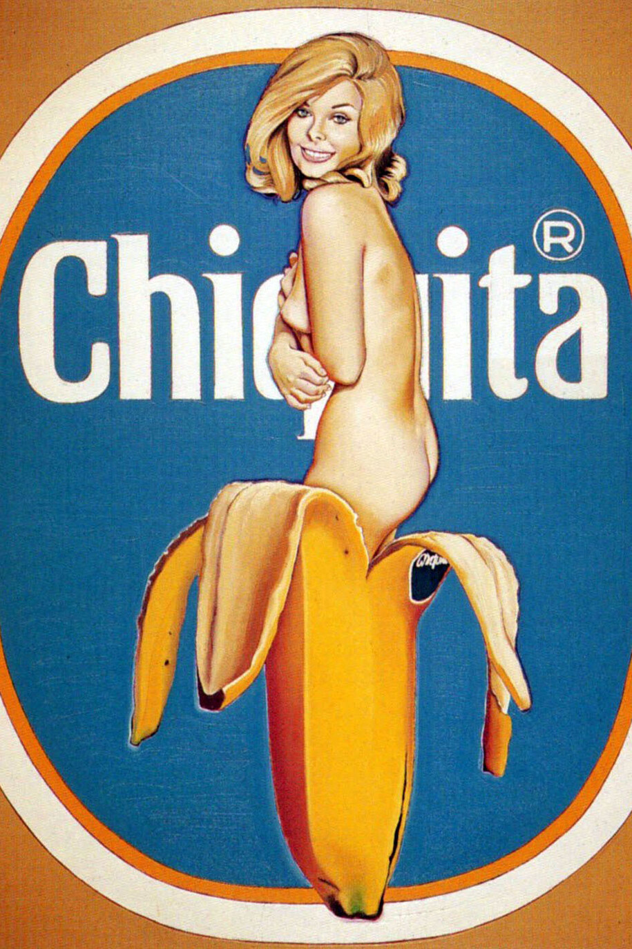 Mel Ramos, Chiquita Banana, dettaglio, collotype su carta, 92 x 70 cm, collezione privata