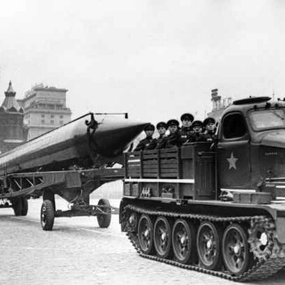 Desfile en la Plaza Roja de Moscú con la finalidad de mostrar el poderío nuclear ruso