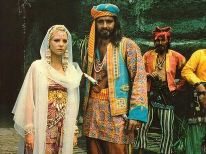 Carole André e Kabir Bedi in Sandokan