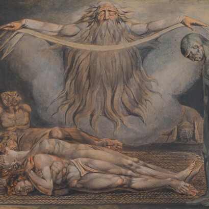 William Blake; La casa de la muerte, Tate, Reino Unido (detalle)