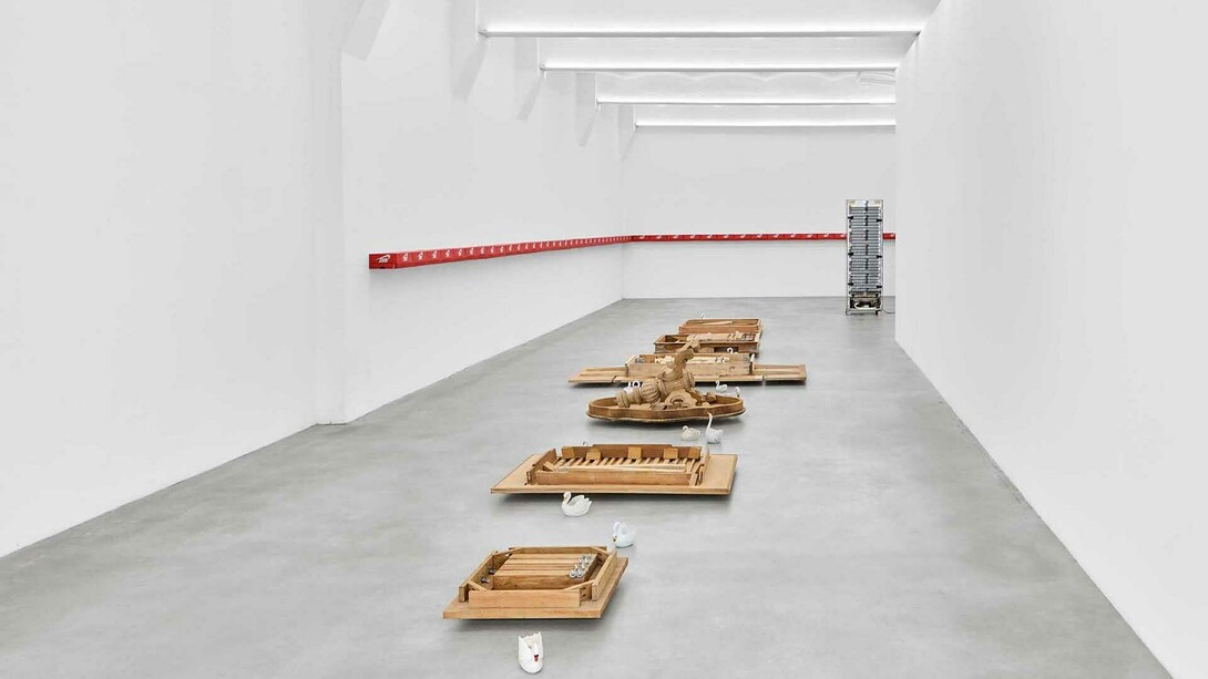 Finn Theuws, Wedge, exhibition view. Courtesy of SpazioA 