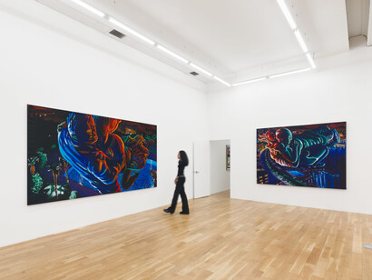 Robert Yarber, Regard and abandon, exhibition view. Courtesy of Nicodim Gallery