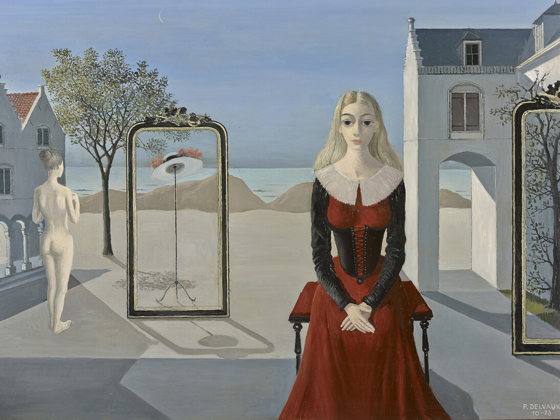 Paul Delvaux. The Retreat, 1973. Private Collection