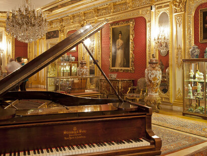 The Steinway Piano in the Saloon