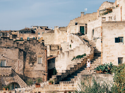 Uno scorcio di Matera vecchia