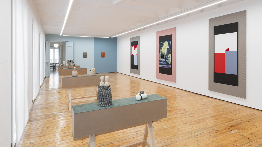 Victoria Civera, Refugio, estímulo y deseo [Refuge, stimulus and desire], exhibition view. Courtesy of Prats Nogueras Blanchard