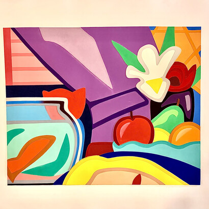 Tom Wesselmann, Still Life with Blonde and Goldfish, 2000