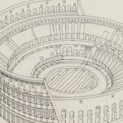Thomas Bayrle, Colosseum (detail), 1970. Courtesy of dépendance