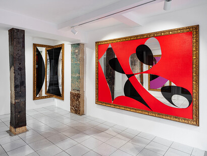 Michelangelo Pistoletto, Avant et après l’arte povera, exhibition view. Courtesy of Galleria Continua