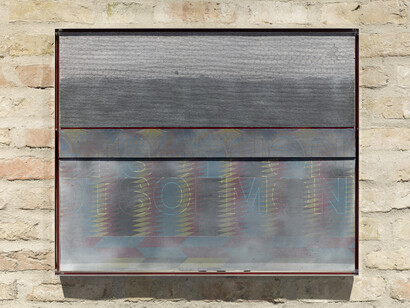 Johannes Wohnseifer, Colony Collapse Disorder 4, 2015, acrylic, lacquer, scotchlite, felt, fabric, canvas, laser gravure, wood, high polished stainless steel